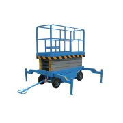 Подъемник ножничный передвижной 300 кг 12 м TOR SJY-0,3-12DC (автономный) (Y)
