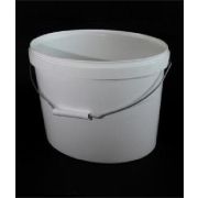 ПОД ЗАКАЗ Ведро 12,0л ОВАЛ д345*265 БЕЛ (пак 8) без крышки (Артикул: МУ)