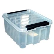 Ящик 210х170х95 мм с крышкой и клипсами (прозрачный) (Артикул: Rox Box 2,5)
