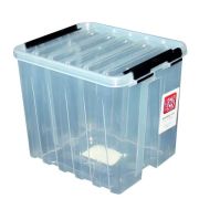 Ящик 210х170х175 мм с крышкой и клипсами (прозрачный) (Артикул: Rox Box 4,5)